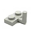 Light Bluish Gray Plate, Modified 1 x 2 with Arm Up (Horizontal Arm Length 5mm)