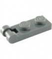 Dark Bluish Gray Plate, Modified 1 x 2 with Handle on End - Closed Ends