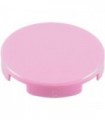 Bright Pink Tile, Round 2 x 2 with Bottom Stud Holder
