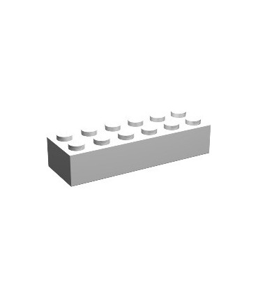 White Brick 2 x 6