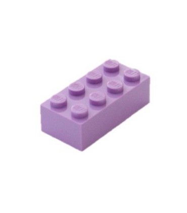 Medium Lavender Brick 2 x 4