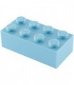 Medium Blue Brick 2 x 4