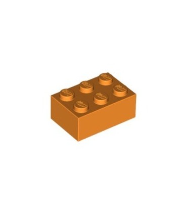Orange Brick 2 x 3