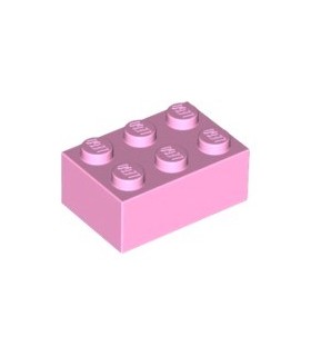 Bright Pink Brick 2 x 3