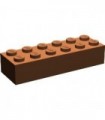 Reddish Brown Brick 2 x 6