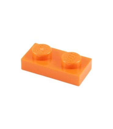 Orange Plate 1 x 2