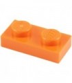 Orange Plate 1 x 2