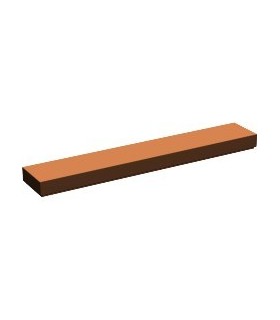 Reddish Brown Tile 1 x 6