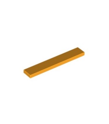 Bright Light Orange Tile 1 x 6
