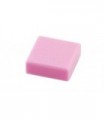 Bright Pink Tile 1 x 1 with Groove