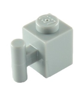 Light Bluish Gray Brick, Modified 1 x 1 with Handle