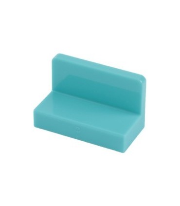 Medium Azure Panel 1 x 2 x 1 with Rounded Corners