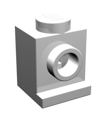 White Brick, Modified 1 x 1 with Headlight