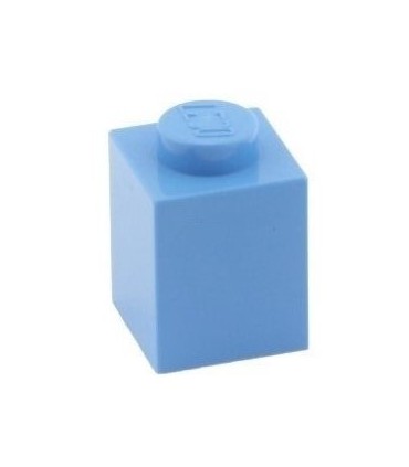 Medium Blue Brick 1 x 1
