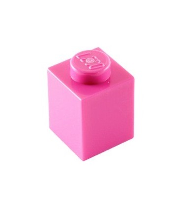 Dark Pink Brick 1 x 1