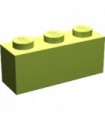 Lime Brick 1 x 3