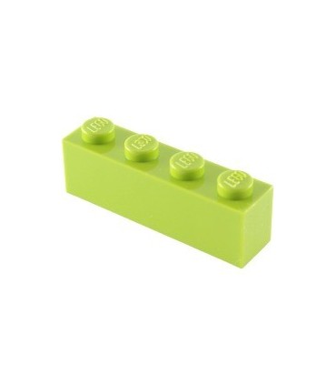 Lime Brick 1 x 4