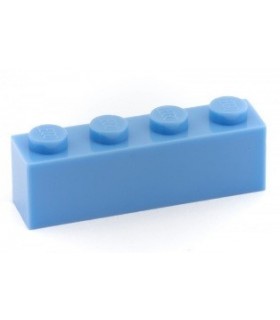 Medium Blue Brick 1 x 4