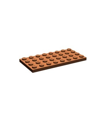 Reddish Brown Plate 4 x 8