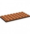 Reddish Brown Plate 4 x 8