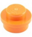 Orange Plate, Round 1 x 1 Straight Side