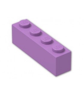 Medium Lavender Brick 1 x 4