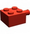 Red Brick, Modified 2 x 2 with Pin and No Axle Hole