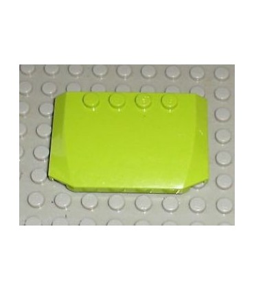 Lime Wedge 4 x 6 x 2/3 Triple Curved
