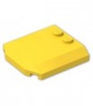 Yellow Wedge 4 x 4 x 2/3 Triple Curved