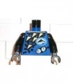 Blue Torso Divers Dolphin Logo, Yellow Triangles, and Gauges Pattern / Black Arms / Black Hands
