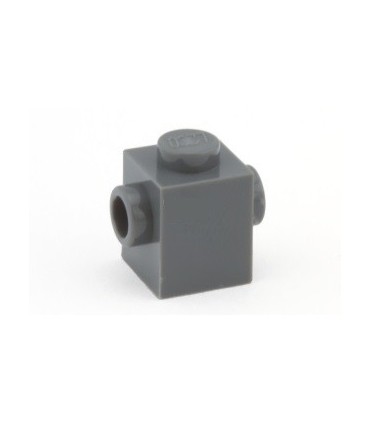 Dark Bluish Gray Brick, Modified 1 x 1 with Studs on 2 Sides