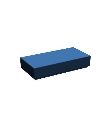 Dark Blue Tile 1 x 2