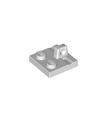 Light Bluish Gray Hinge Plate 2 x 2 Locking with 1 Finger on Top