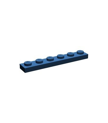 Dark Blue Plate 1 x 6