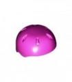 Magenta Minifig, Headgear Helmet Sports with Vent Holes