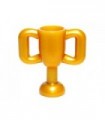 Pearl Gold Minifig, Utensil Trophy Cup Small