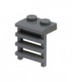 Dark Bluish Gray Plate, Modified 1 x 2 with Ladder