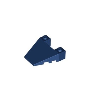 Dark Blue Wedge 4 x 4 Taper with Stud Notches