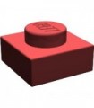 Dark Red Plate 1 x 1