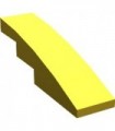 Yellow Slope, Curved 4 x 1 No Studs
