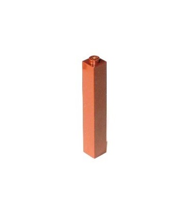 Reddish Brown Brick 1 x 1 x 5 - Solid Stud