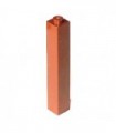 Reddish Brown Brick 1 x 1 x 5 - Solid Stud