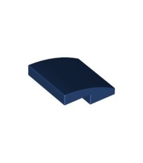 Dark Blue Slope, Curved 2 x 2 No Studs