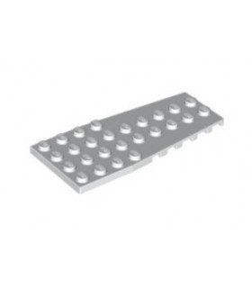 White Wedge, Plate 4 x 9 with Stud Notches