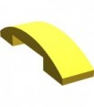 Yellow Slope, Curved 4 x 1 Double No Studs