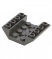 Dark Bluish Gray Slope, Inverted 45 4 x 4 Double with 2 Holes