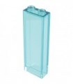 Trans-Light Blue Brick 1 x 2 x 5 without Side Supports