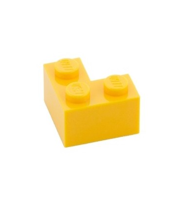 Bright Light Orange Brick 2 x 2 Corner