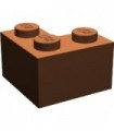 Reddish Brown Brick 2 x 2 Corner