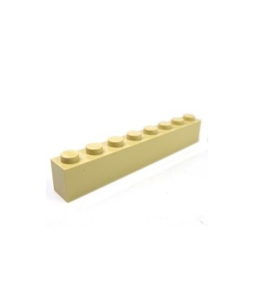 Tan Brick 1 x 8